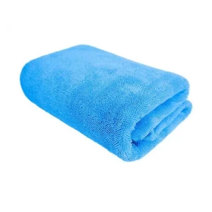 Мягкое ультравпитывающее голубое полотенце 530gsm 70х90 PURESTAR TWIST DRYING TOWEL PS-D-001L/B